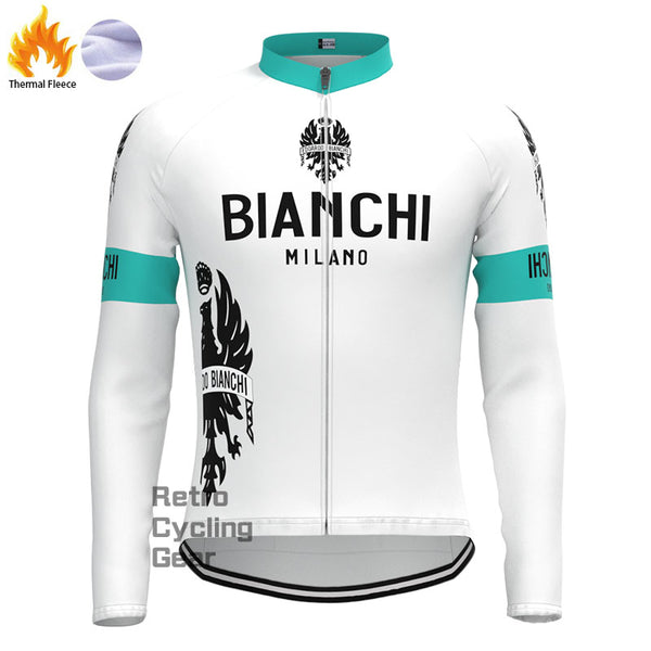Bianchi Eagle Fleece Retro Long Sleeves Jerseys