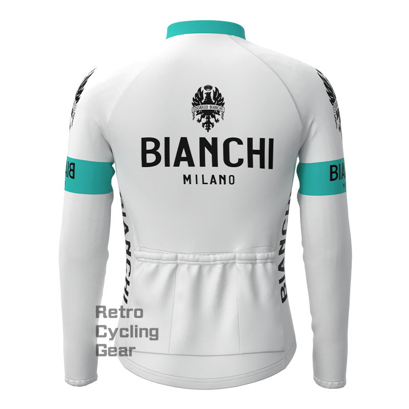 Bianchi Eagle Fleece Retro Long Sleeves Jerseys