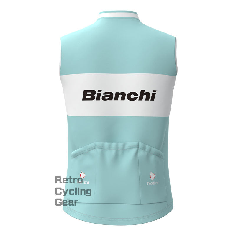 Bianchi Grey Green Retro Cycling Vest