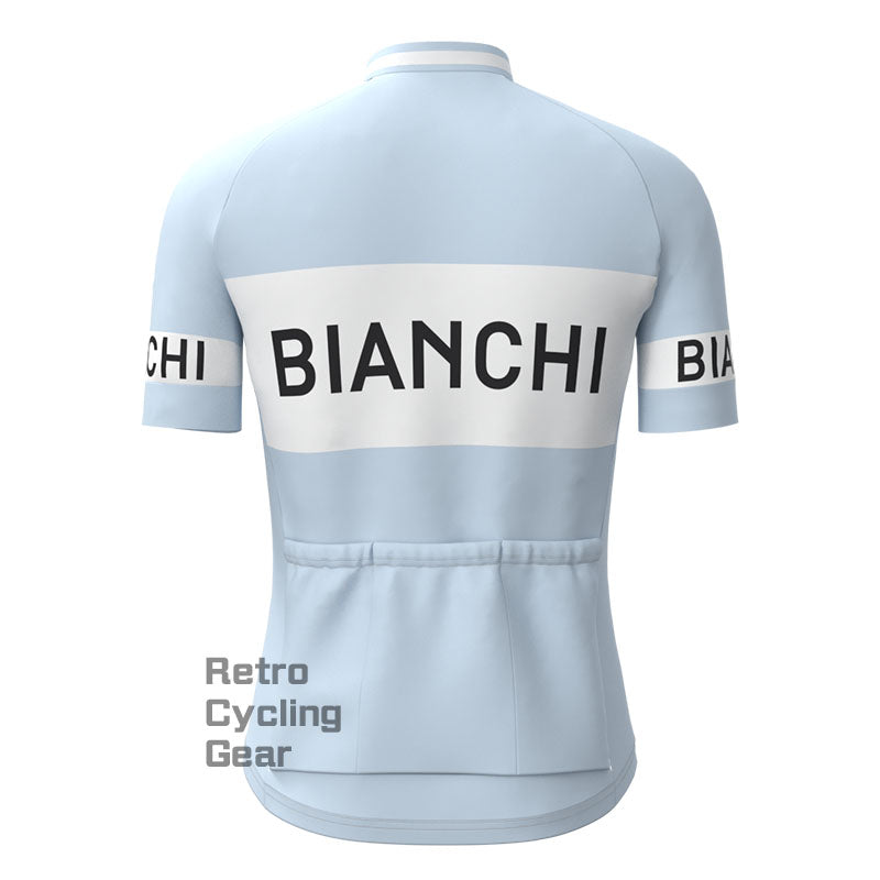 Bianchi Baby Blue Fleece Retro Cycling Vest