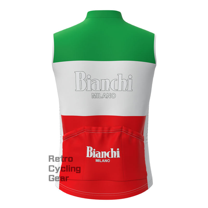 Bianchi Green red Retro Cycling Vest