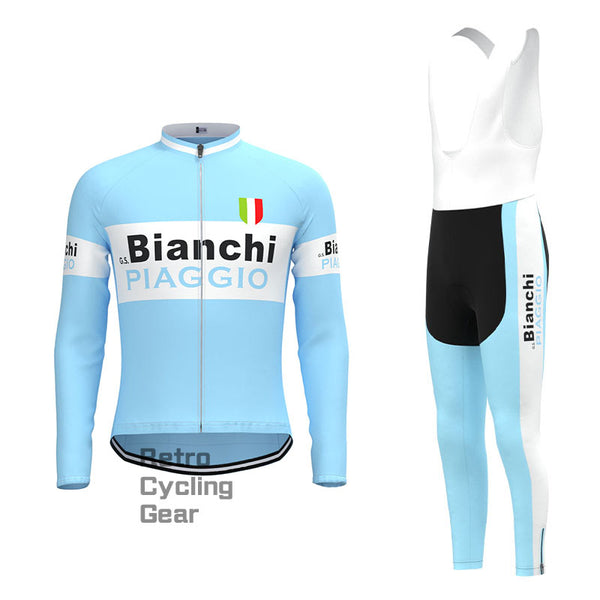 Bianchi Piaggio Retro Langarm-Fahrradset