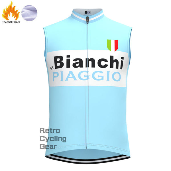 Bianchi Piaggio Fleece Retro Fahrradweste