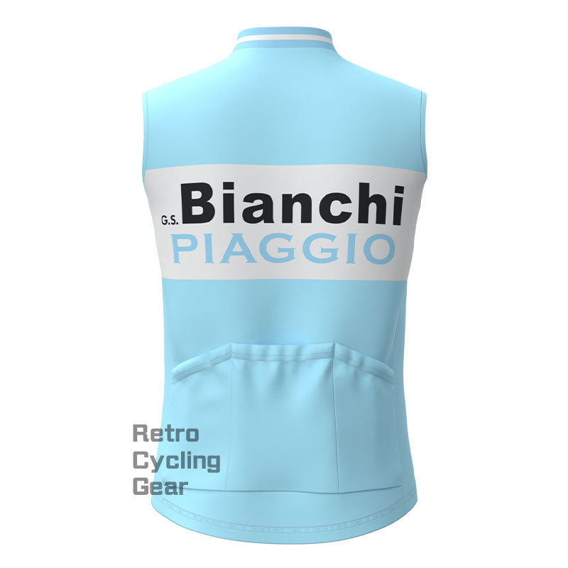 Bianchi Piaggio Fleece Retro Cycling Vest