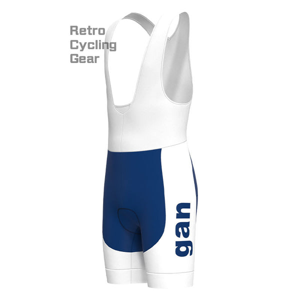 gan Blue Retro Cycling Shorts