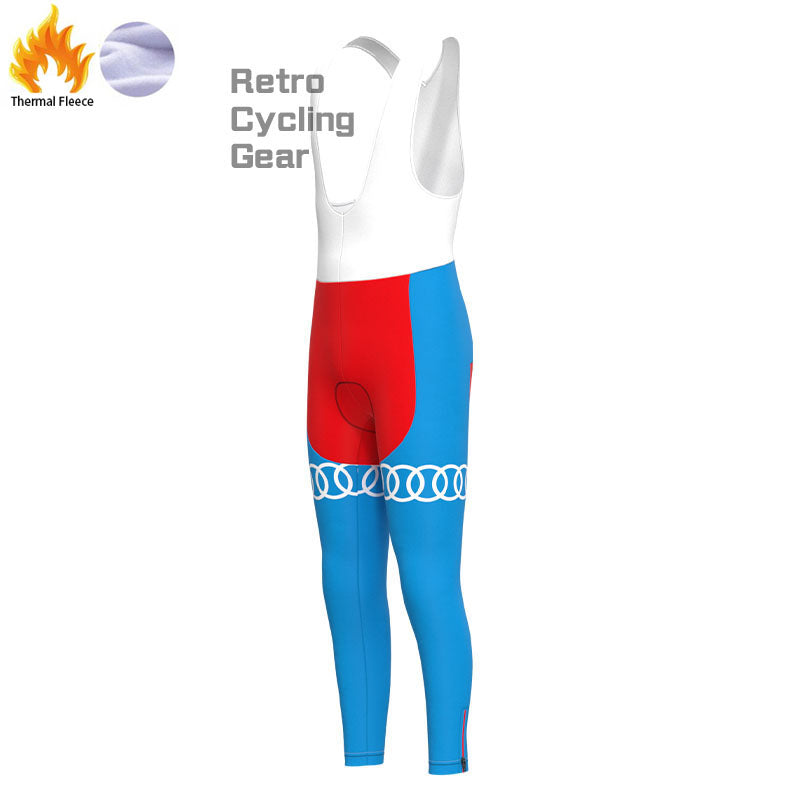 Gitane Rot-Blau-Fleece-Retro-Radsport-Sets