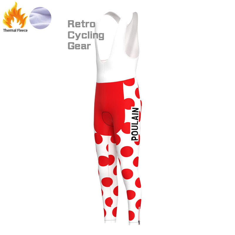 gitane Red dot Fleece Retro Cycling Pants