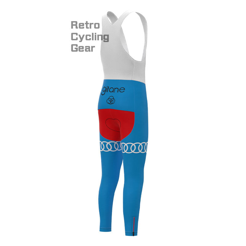 gitane Red Blue Fleece Retro Cycling Kits