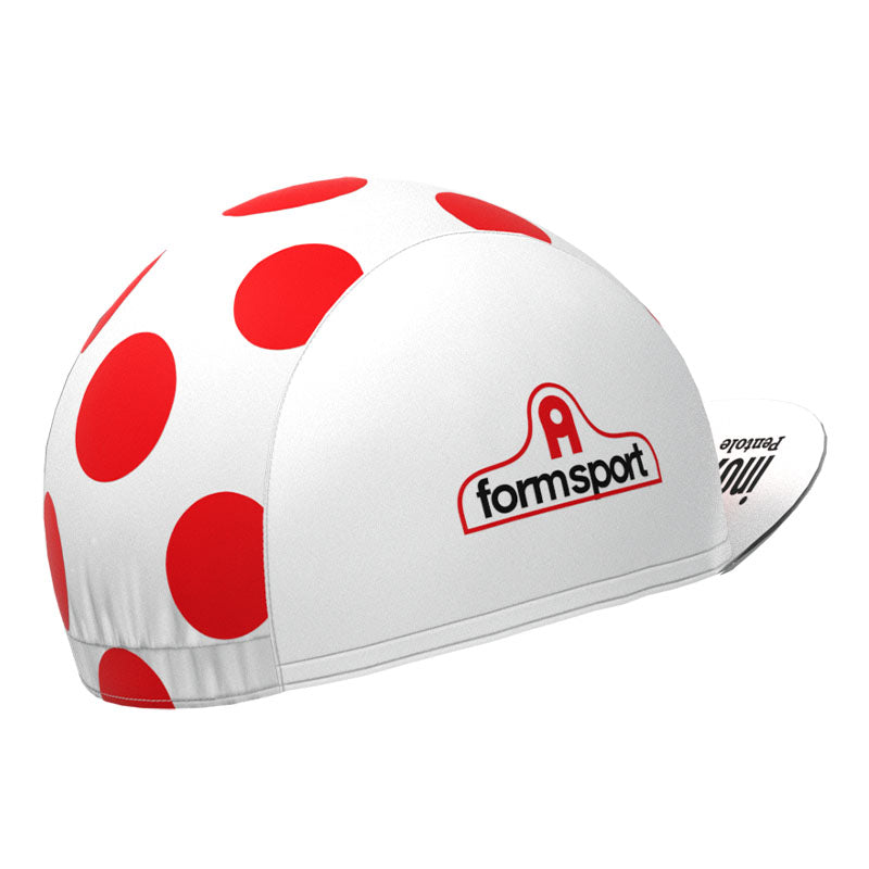 inoxpran Red-Dot Retro Cycling Cap