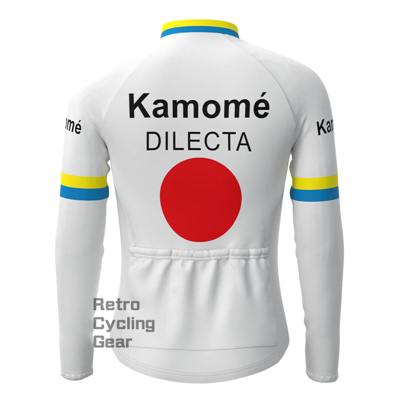 Kamome Fleece Retro Long Sleeves Jerseys