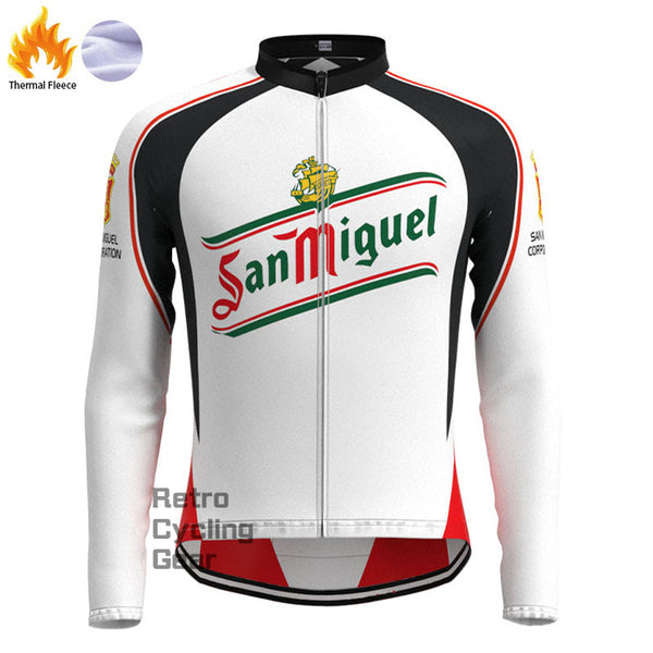 San Miguel Fleece Retro-Langarmtrikots