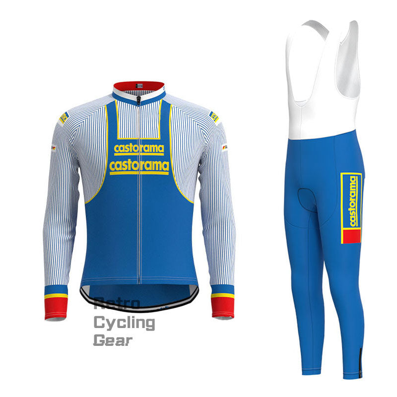 Castorama Retro Long Sleeve Cycling Kit