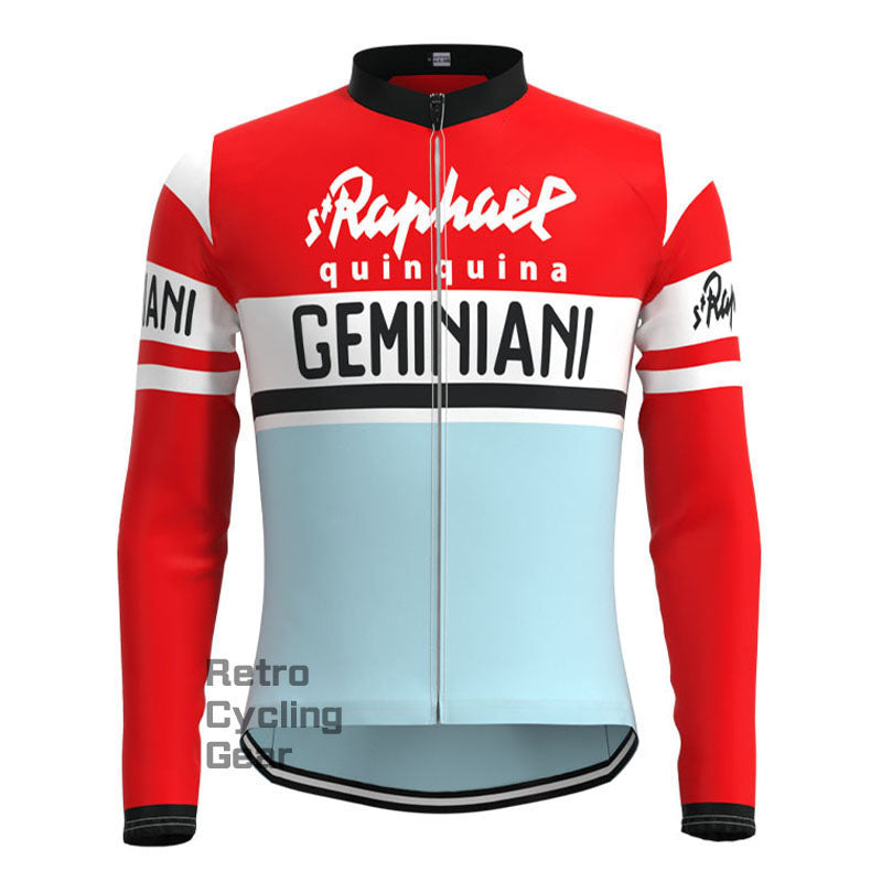 St Raphael Geminiani Retro Long Sleeve Cycling Kit