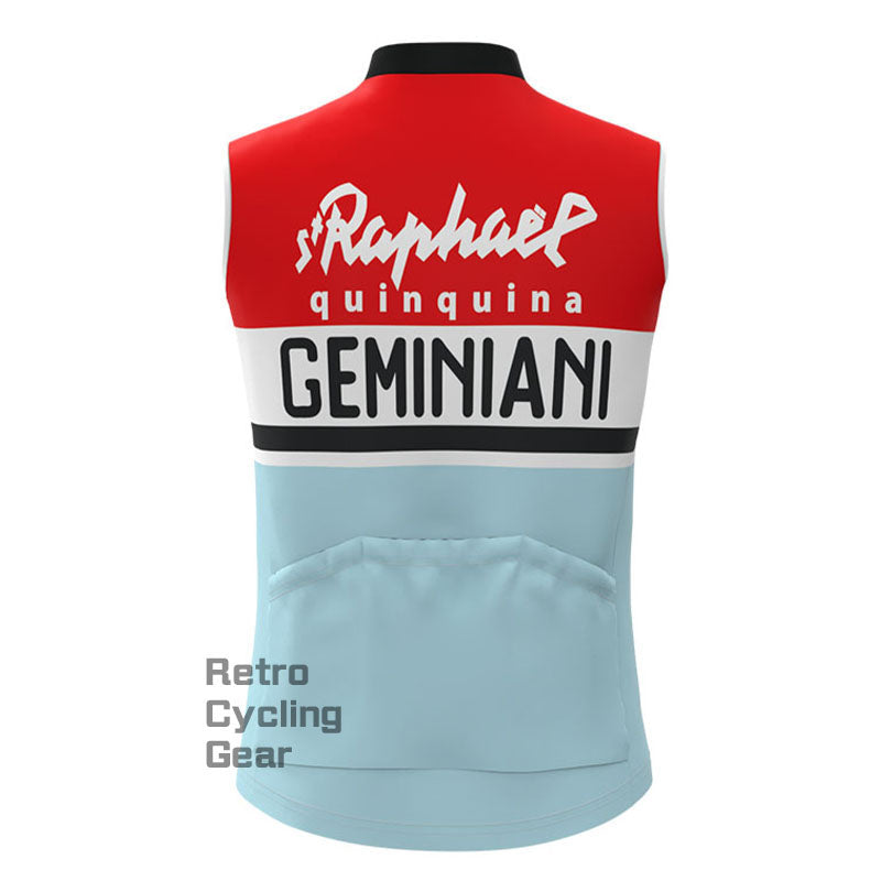 St Raphael Geminiani Fleece Retro Cycling Vest