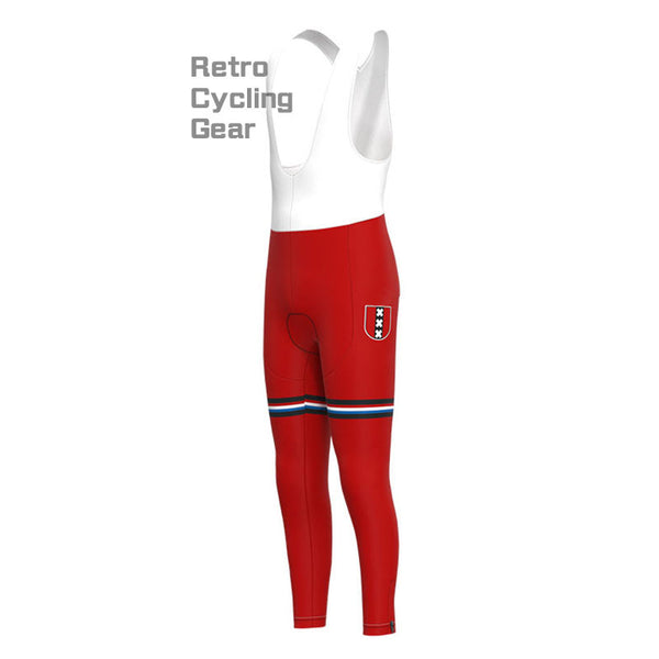 Amsterdam Red Retro Cycling Pants