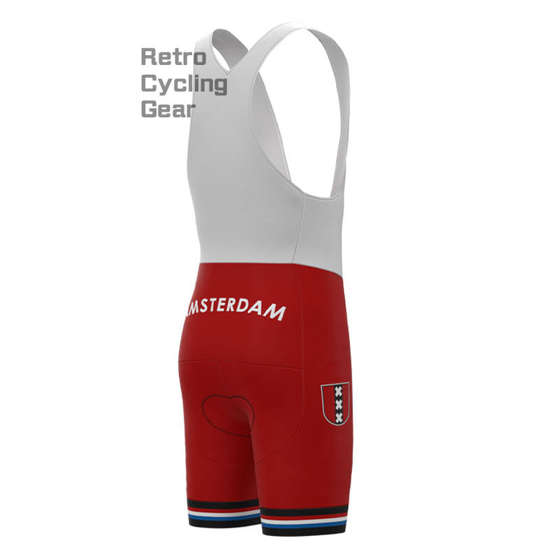 Amsterdam Red Retro Cycling Shorts