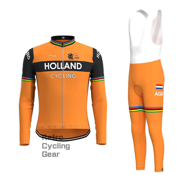 Holland Retro Langarm-Fahrradset