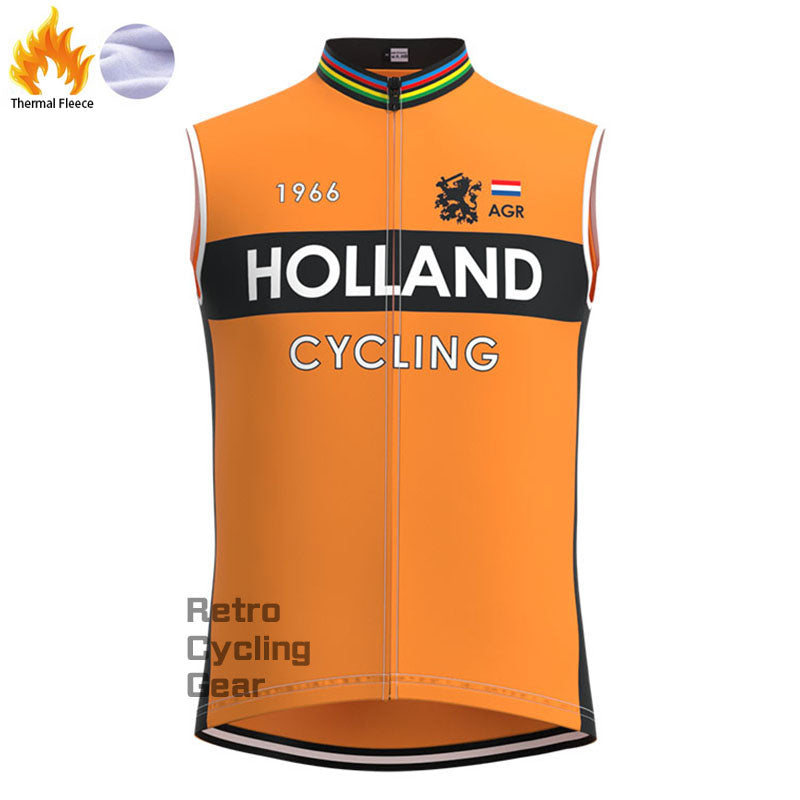 Holland Fleece Retro-Radsportweste