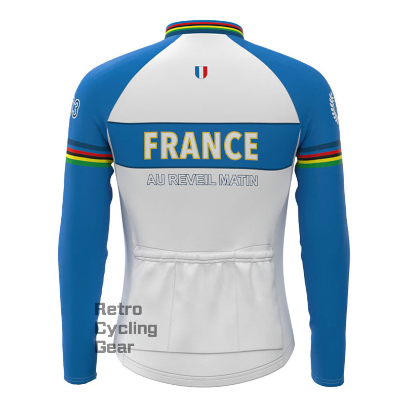 France Retro Long Sleeves Jersey