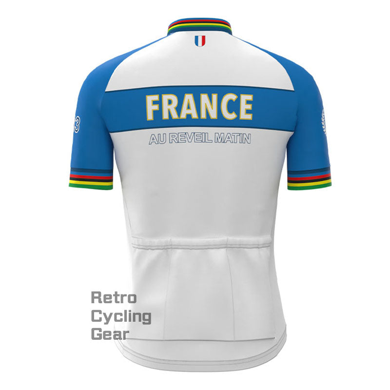 France Retro Short sleeves Jersey