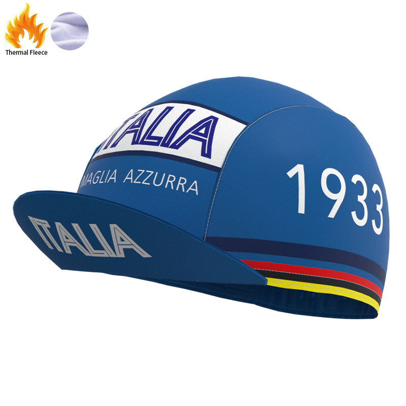 Maglia Azzurra Italia Retro Cycling Cap