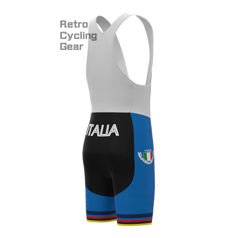 Maglia Azzurra Italia Retro Cycling Shorts