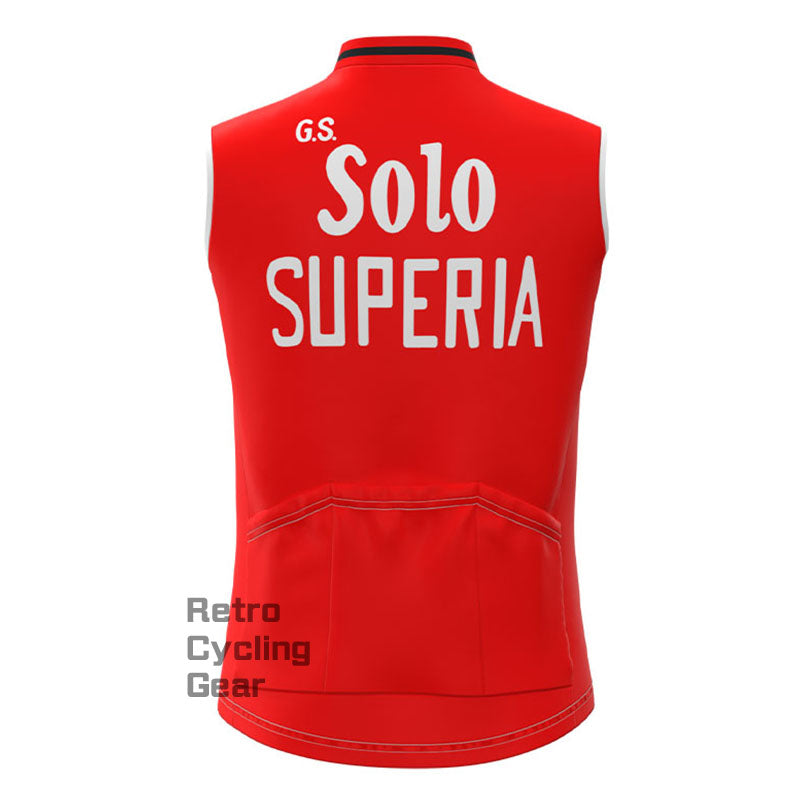 Solo Superia Fleece Retro Cycling Vest