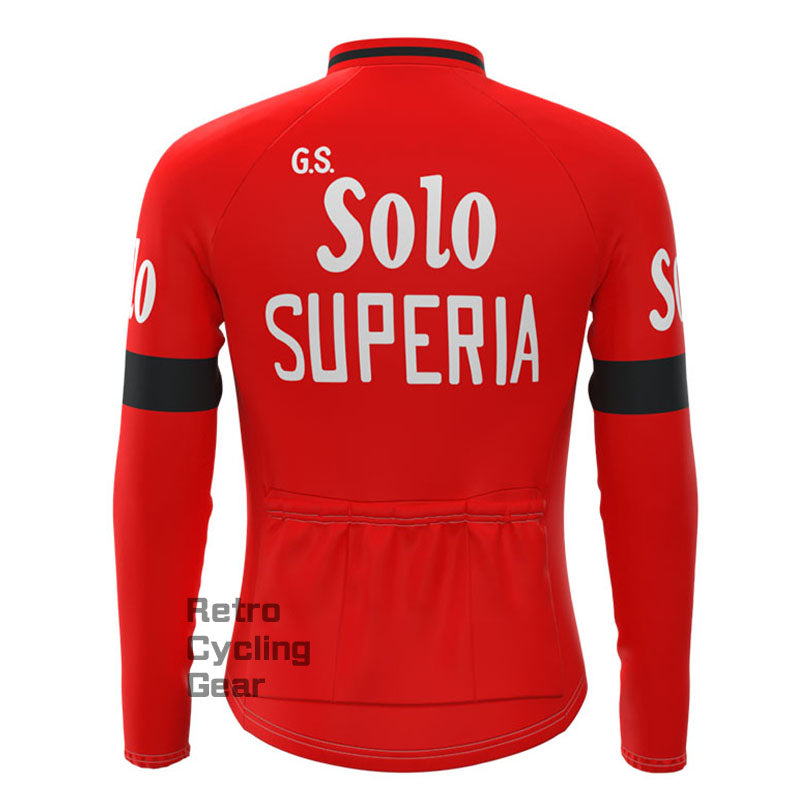 Solo Superia Fleece Retro-Langarmtrikots