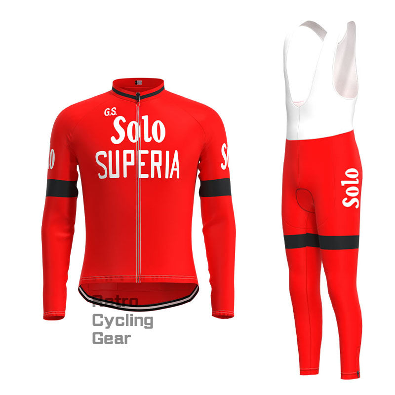 Solo Superia Retro Long Sleeve Cycling Kit