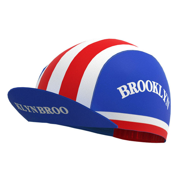 Brooklyn Blue Retro Cycling Cap