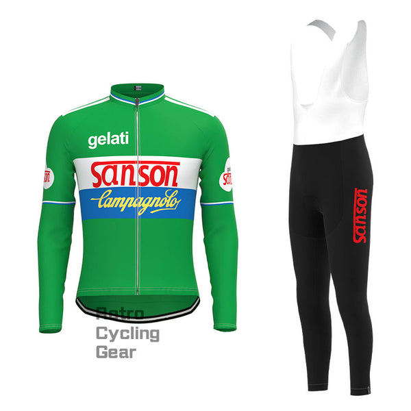 Sanson Retro Langarm-Radsport-Set