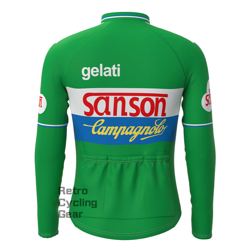 sanson Fleece Retro Long Sleeves Jerseys