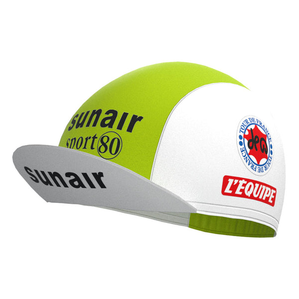 sunair Green Retro Cycling Cap